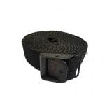 350cm Black FastyStrap Cam-Buckle Tie Down Strap