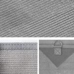 3.4 x 1.95m Caravan Roll Up Awning End Wall – Grey