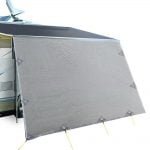 4.3 x 1.95m Caravan Roll Out Awning Sun Shade Wall