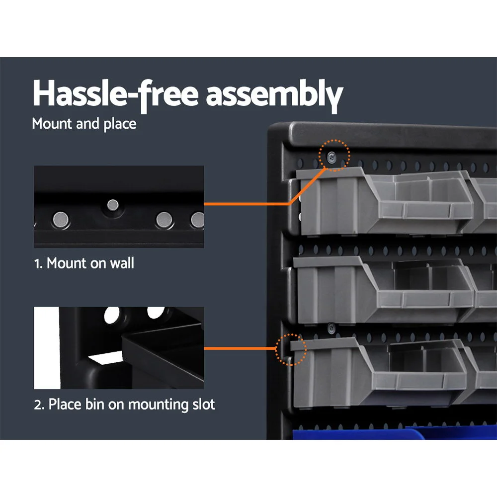Giantz 60-Bin Wall Storage Unit
