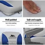 Seamanship Swivel Base folding Boat Seats x 2 – Blue