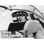 Seamanship Folding Swivel Base Boat Seats x 2 – Grey