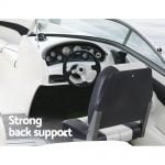 Seamanship Swivel Base Folding Boat Chairs x 2 – Grey