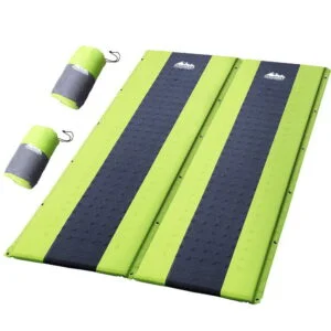 Weisshorn 2.5cm Self Inflating Double Bed Pad - Green