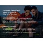 Weisshorn 2.5cm Self Inflating Double Bed Pad – Green