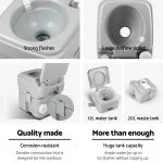 Weisshorn 20L Portable Outdoor Camping Toilet