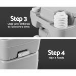 Weisshorn 20L Portable Outdoor Camping Toilet