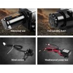 Giantz 4500lb 12V Winch with Steel Cable