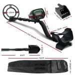 Deep Range Metal Detector and Shovel Set