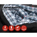 Weisshorn Thermal Double Sleeping Bag – Grey