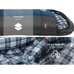 Weisshorn Thermal Single Sleeping Bag – Navy