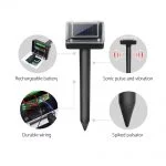 Set of 10 Ultrasonic Solar Powered Snake Repellent