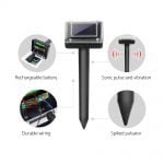 Set of 6 Ultrasonic Solar Powered Snake Repellent