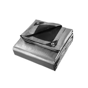 3.6x4.8m Heavy Duty Silver Poly Tarp