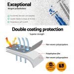 3.6×7.3m Heavy Duty Silver Poly Tarp