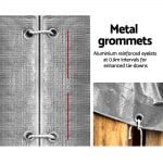 3.6×7.3m Heavy Duty Silver Poly Tarp