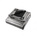 9x12m Heavy Duty Silver Poly Tarp