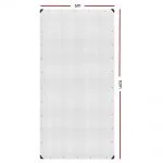 5x10m Heavy Duty Clear Poly Tarp