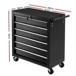 Giantz 6-Drawer Tool Cart – Black