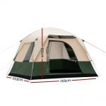 Weisshorn 4-Person Canvas Dome Tent