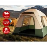 Weisshorn 4-Person Canvas Dome Tent