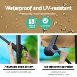 3m Cantilevered Outdoor Umbrella – Beige