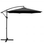 3m Cantilevered Outdoor Umbrella – Black