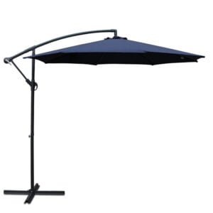 3m Cantilevered Outdoor Umbrella - Navy