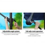 3m Deluxe Cantilevered Outdoor Umbrella – Navy