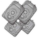 Spectrum 4-Piece Car Mat – Grey