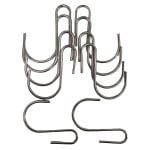 10 x Stainless Steel Hanging Hooks – 9 x 7cm