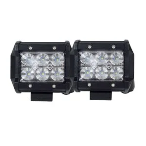 4" Dual Row LED Work Lights x 2