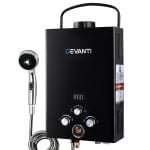 Portable Gas Water Heater – Black