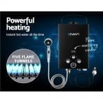 Portable Gas Water Heater – Black