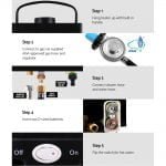 Portable Gas Water Heater – Black