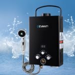Portable Gas Water Heater – Black