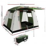 Weisshorn “Instant Up” 6-Person Pop-Up Dome Tent