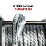 X-BULL 3000lb Winch with 9m Steel Cable