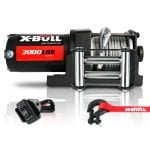 X-BULL 3000lb Winch with 9m Steel Cable