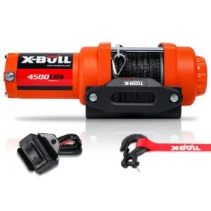 X-BULL 4500lb Electric Winch with 15m Synthetic Cable