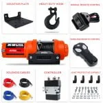 X-BULL 4500lb Electric Winch with 15m Synthetic Cable