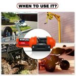 X-BULL 4500lb Electric Winch with 15m Synthetic Cable