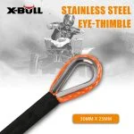 X-Bull Synthetic Winch Rope – 5.5mm x 13m – Orange