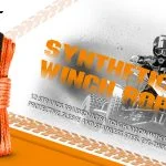X-Bull Synthetic Winch Rope – 5.5mm x 13m – Orange