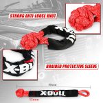 X-Bull 22mm x 9m 13,000kg Kinetic Recovery Rope with 2 x Soft Shackles