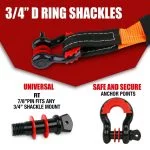 X-Bull Complete Winch Recovery Kit – Orange