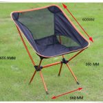 Lightweight Aluminium Folding Chair – Brown