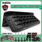 X-BULL Generation 2 Recovery Tracks – Black x 4 – With Mounting Pins