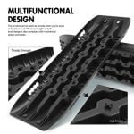 X-BULL Generation 2 Recovery Tracks – Black x 4 – With Mounting Pins