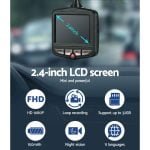 UL-tech 1080p 2.4″ Dual Lens Dash Cam